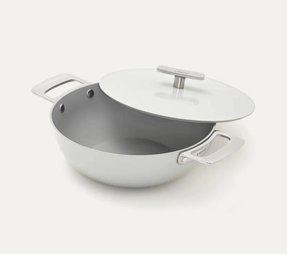 Ember Kadai 24cm Florence Collection Stainless Steel Handle Ceramic Non-Stick