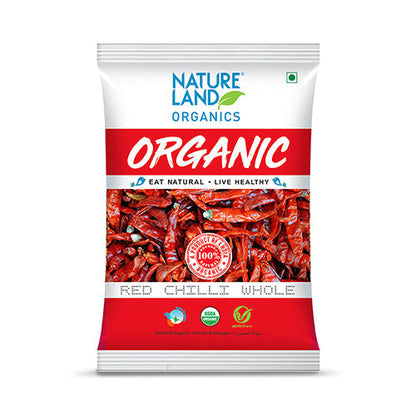 Organic Red Chilli Whole 50 Gm