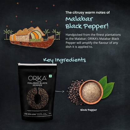 Orika Malabar Black Pepper Powder, 100gm