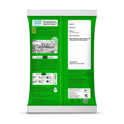 Organic Coriander Whole 200 Gm