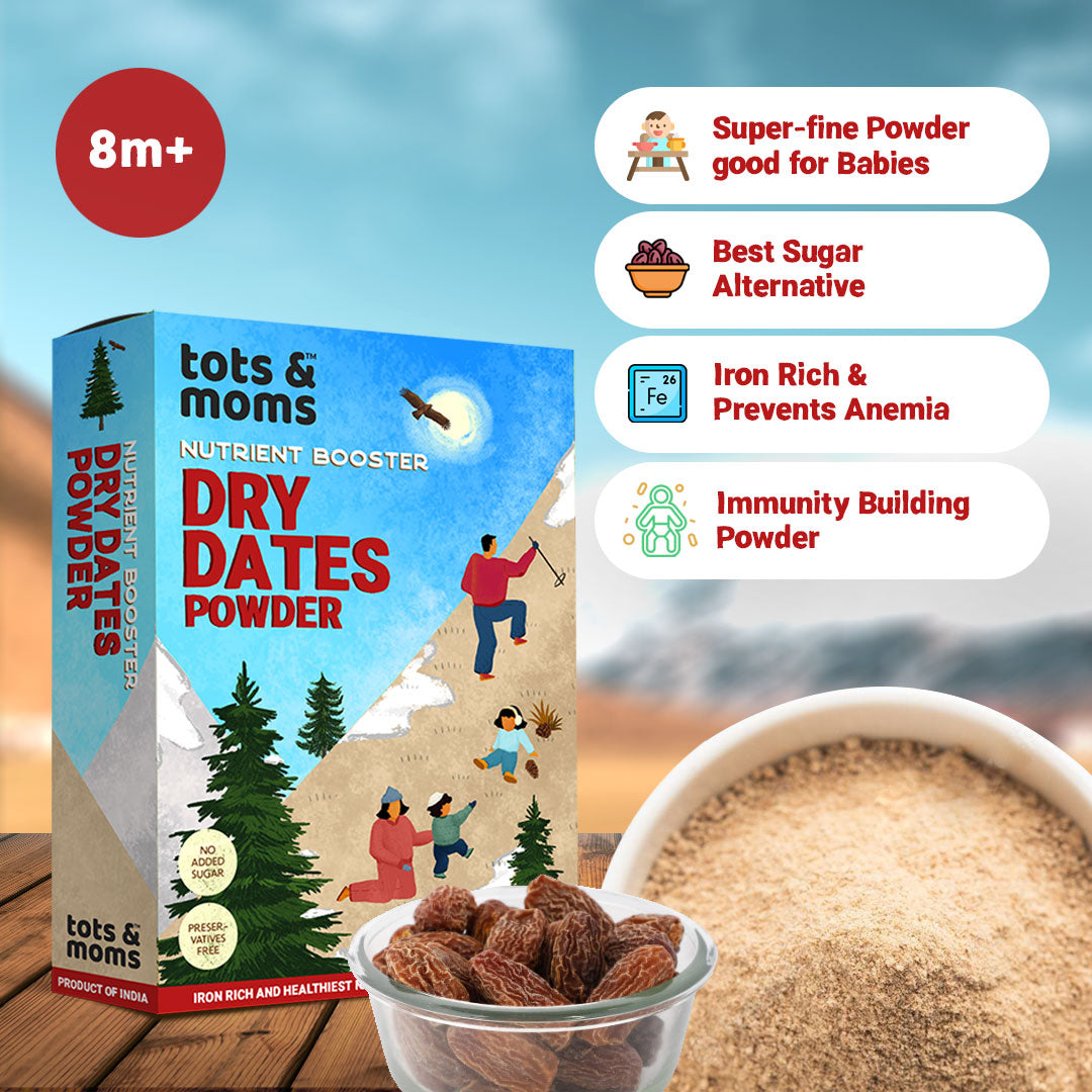 Dry Dates Powder | Sugar Substitute | Natural Sweetener - 200g