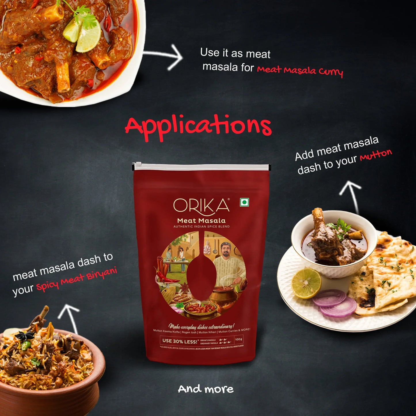 Orika Meat Masala, 100gm