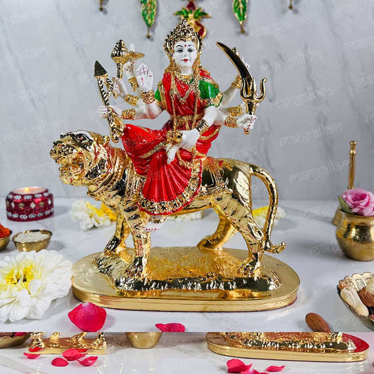 Svastika Goddess Durga Devi (Sherawali MATA) Idol