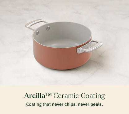 Ember Mini Dutch Oven 20cm Stainless Steel Handle Ceramic Non-Stick