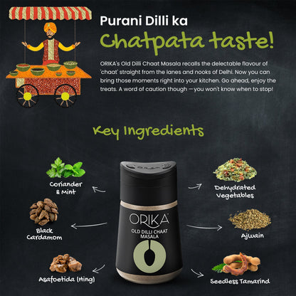 Orika Old Dilli Chaat Masala, 90gm