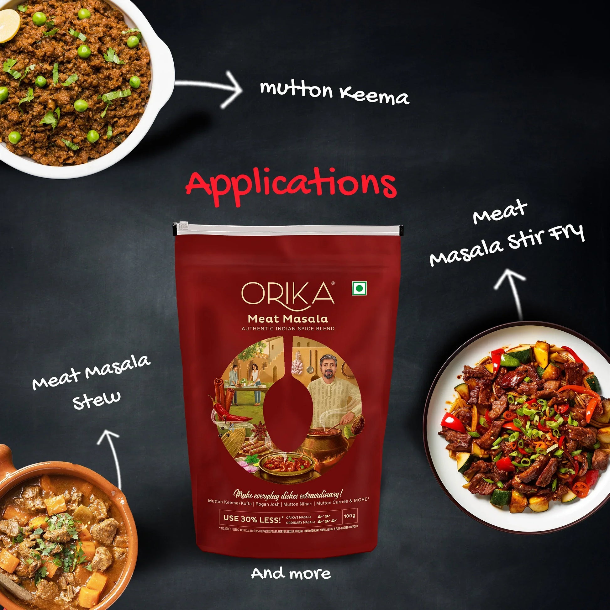 Orika Meat Masala, 100gm