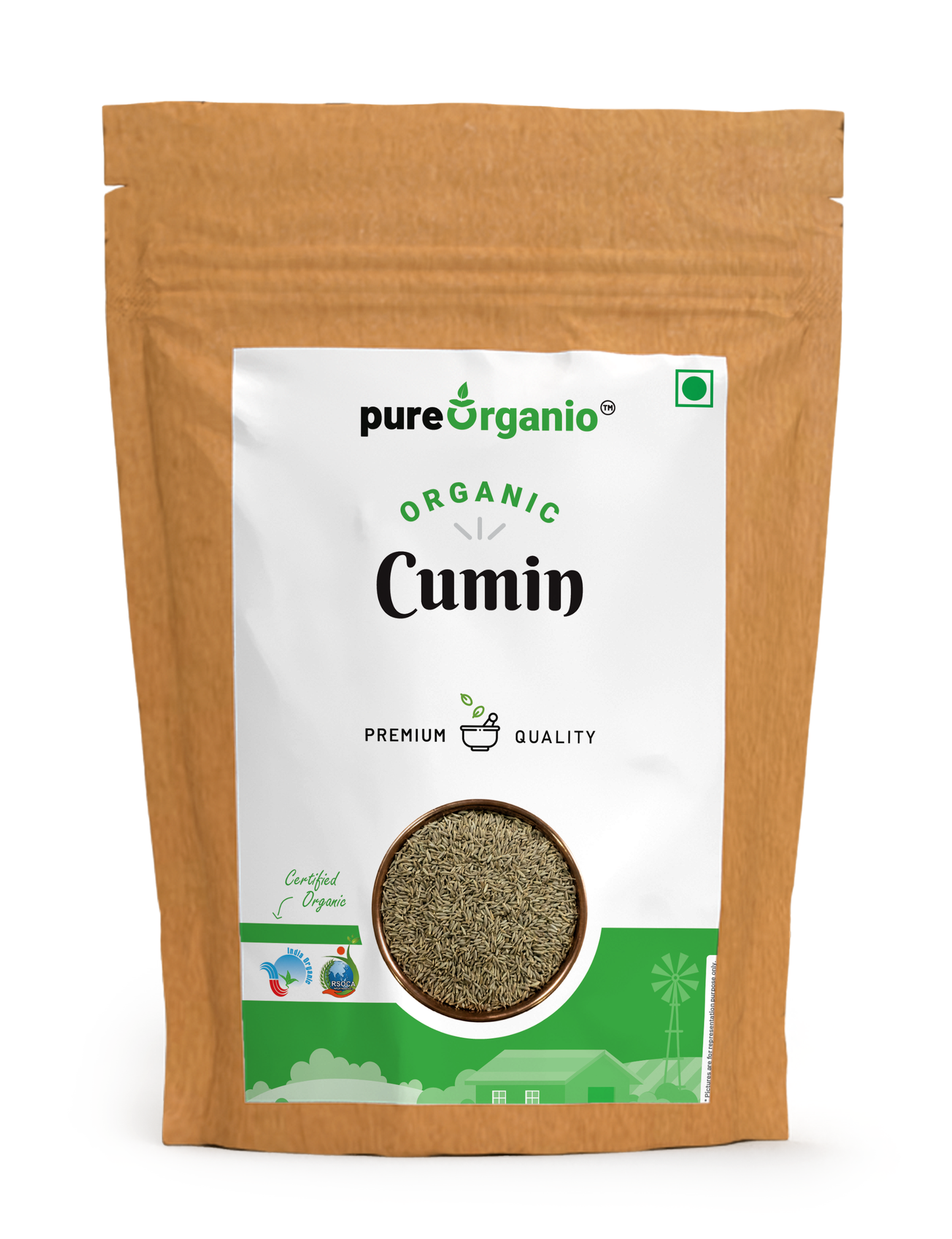 Pure Organio Organic Cumin Seed Jira