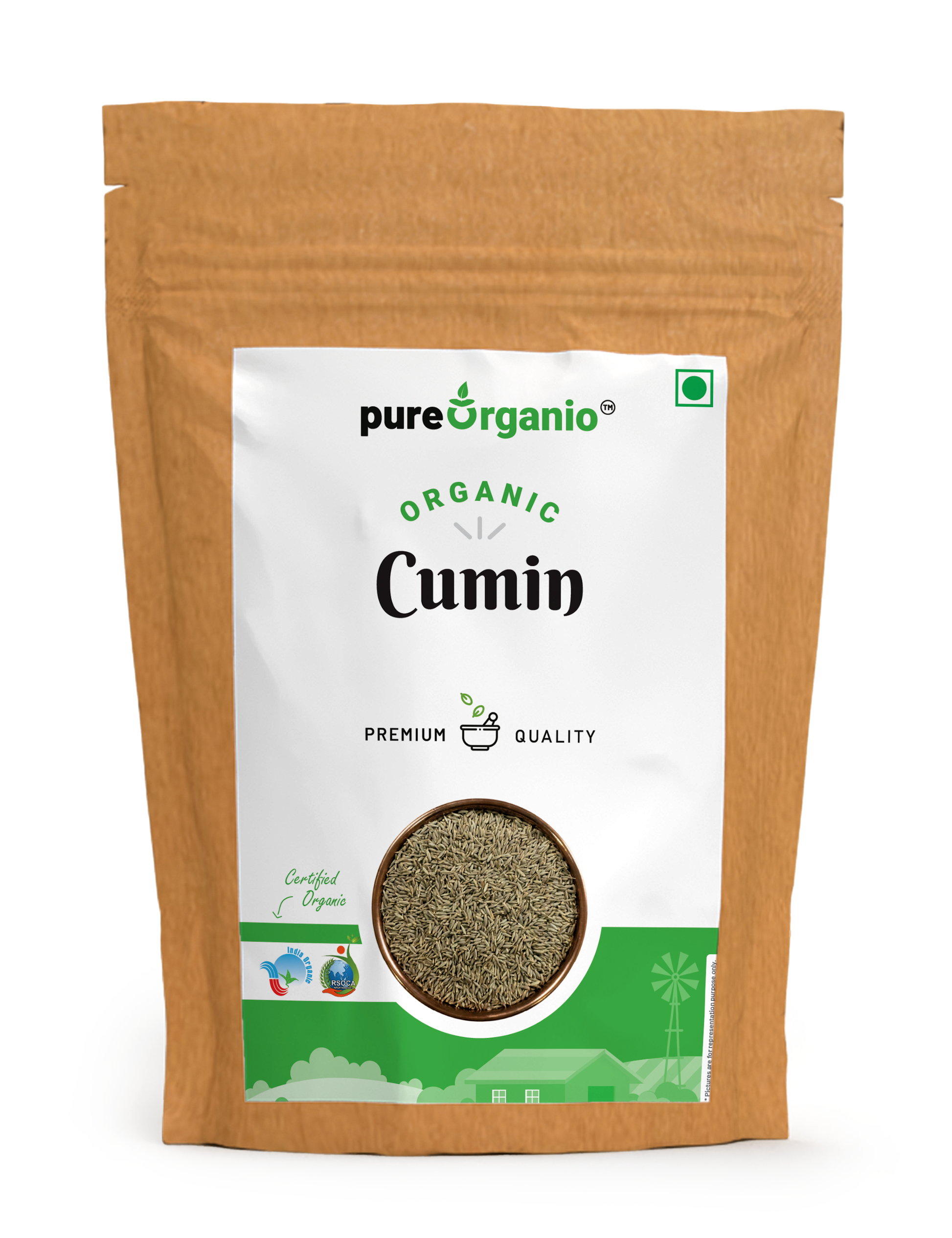 Pure Organio Organic Cumin Seed Jira