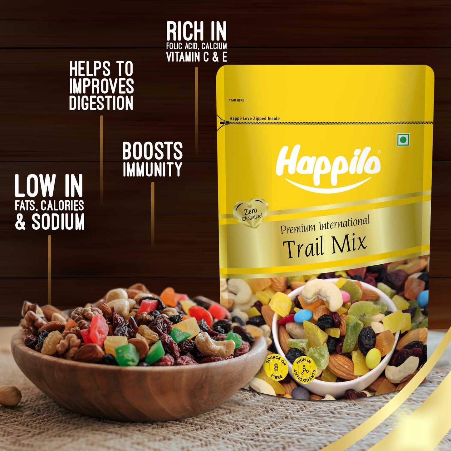 Happilo Premium Nutritious Nutty Trail Mix