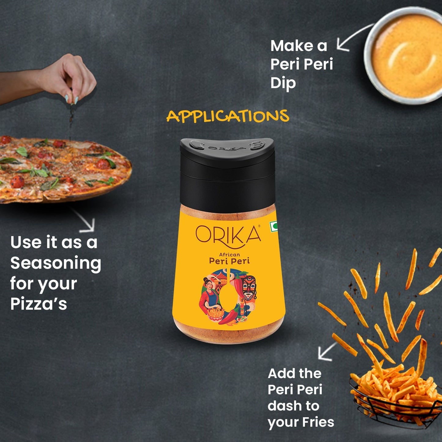 Orika African Peri Peri Sprinkler, 75g