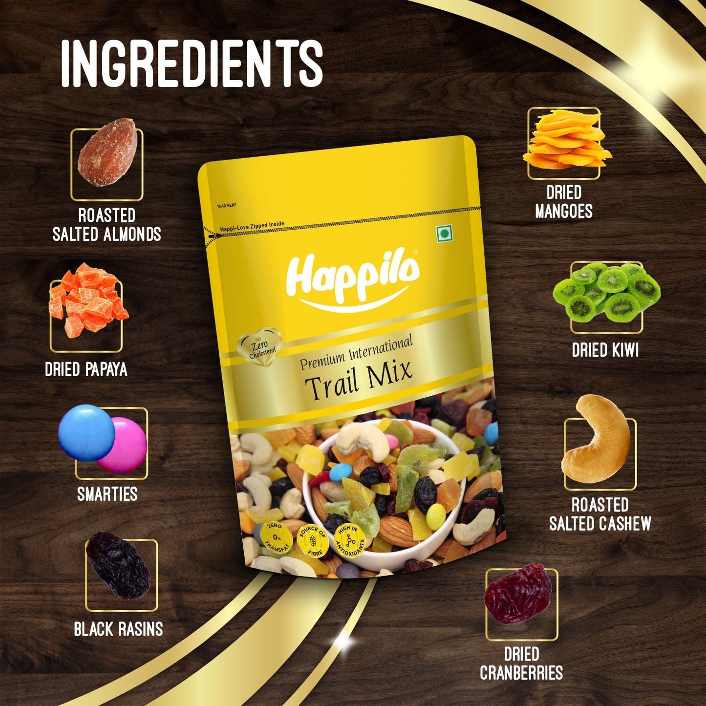 Happilo Premium Nutritious Nutty Trail Mix