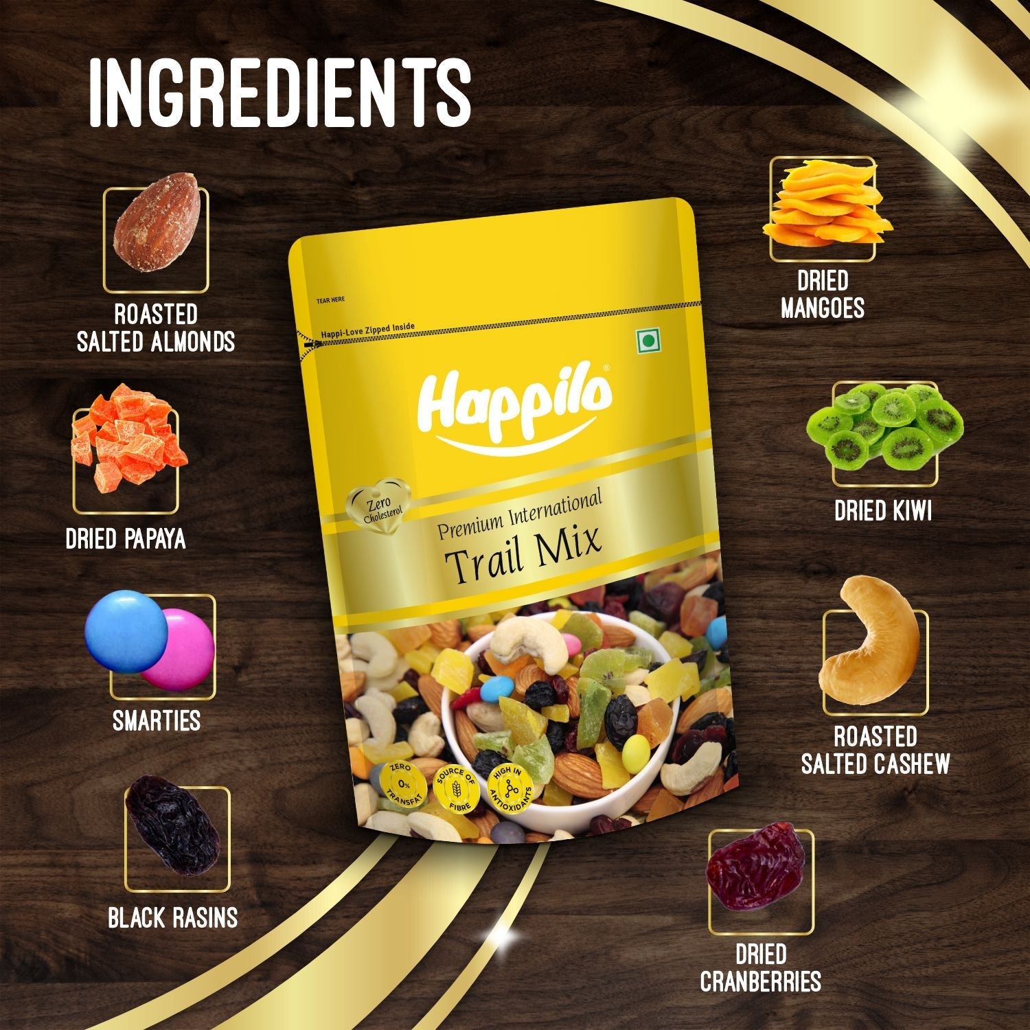 Happilo Premium Nutritious Nutty Trail Mix