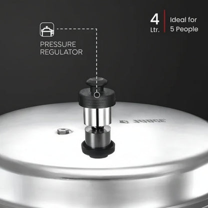 Judge by Prestige Deluxe 4L Induction Bottom Pressure Pan Aluminium