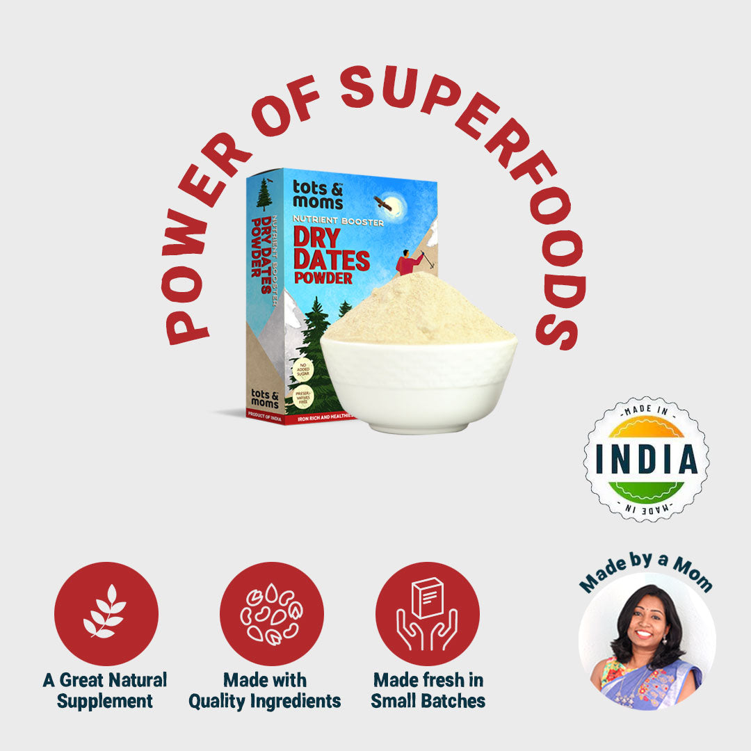 Dry Dates Powder | Sugar Substitute | Natural Sweetener - 200g