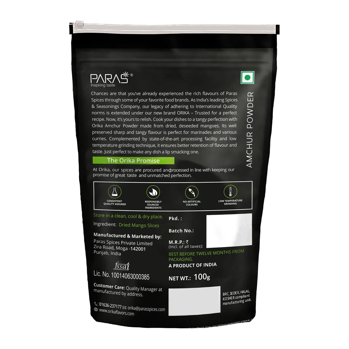 Orika Amchur Powder, 100 gm