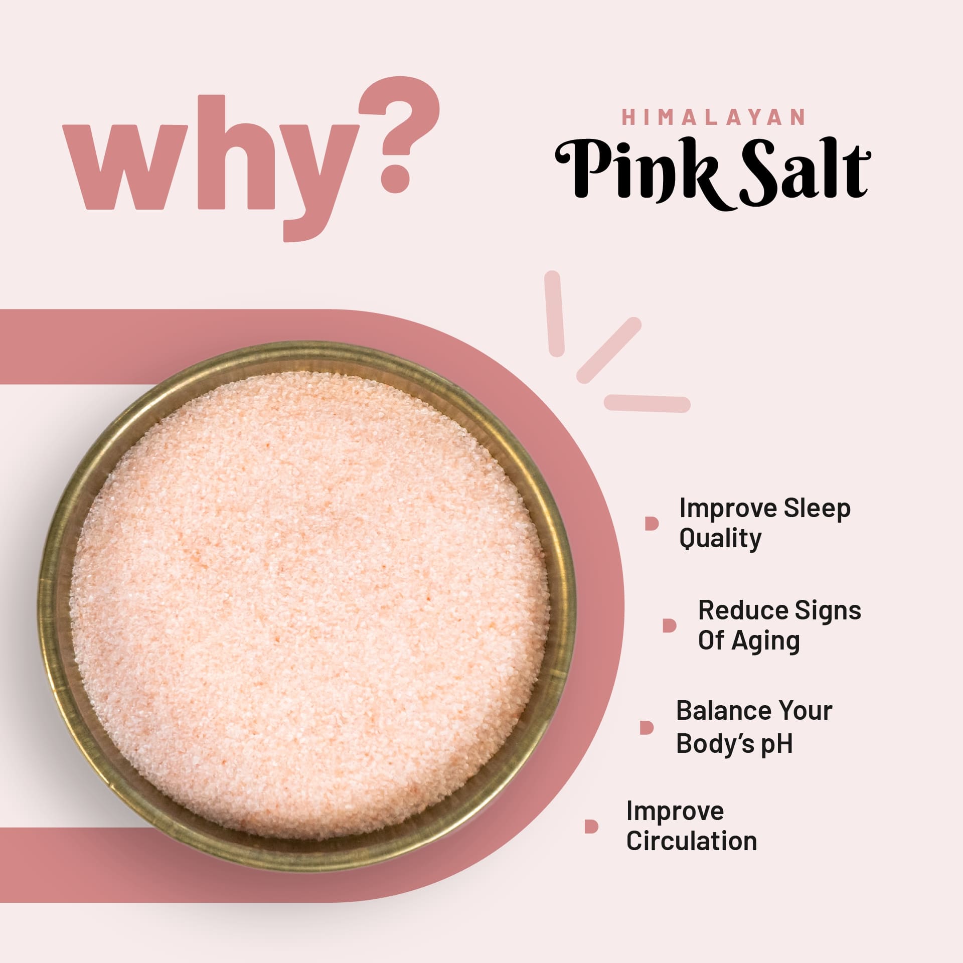 Pure Organio Natural Himalayan Pink Salt Powder