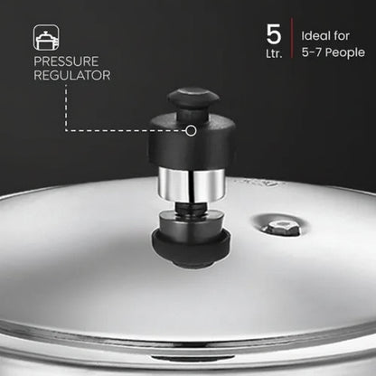 Judge by Prestige Ace Stainless Steel Outer Lid Pressure Cooker 5L