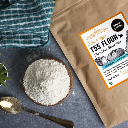 Urban Platter French T55 Fine Wheat Bread Flour - 1 kg