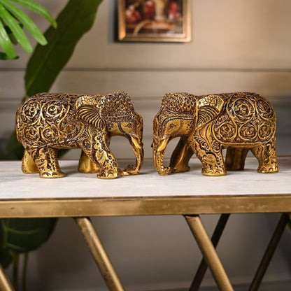 Artarium Hand Crafted Resin Elephant Idol