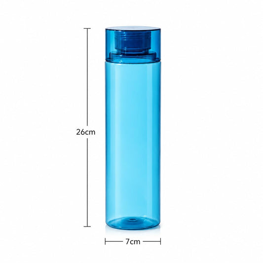 H2O Water Bottles Set of 3 Pcs For Daily Use, 1000ml Each Multicolor