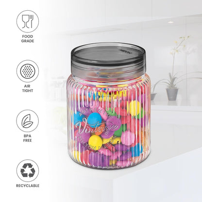 MILTON Olive Airtight Containers with Spoons for Kitchen Storage