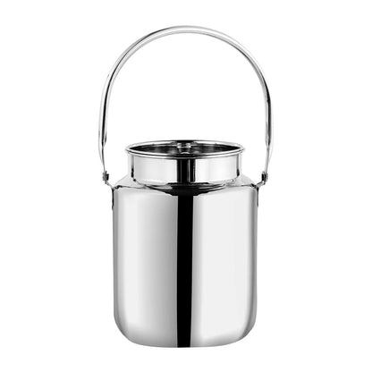 Kraft Stainless Steel Barni Jar with Lid and Handle - 4 Litre