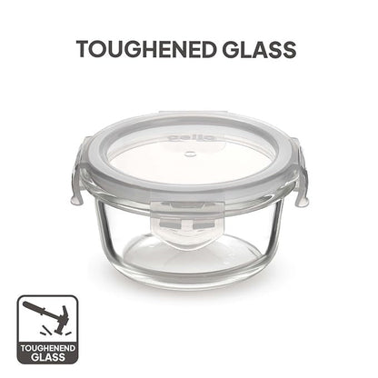 Cello Royale Glass Lunch Box Set of 2 Vertical