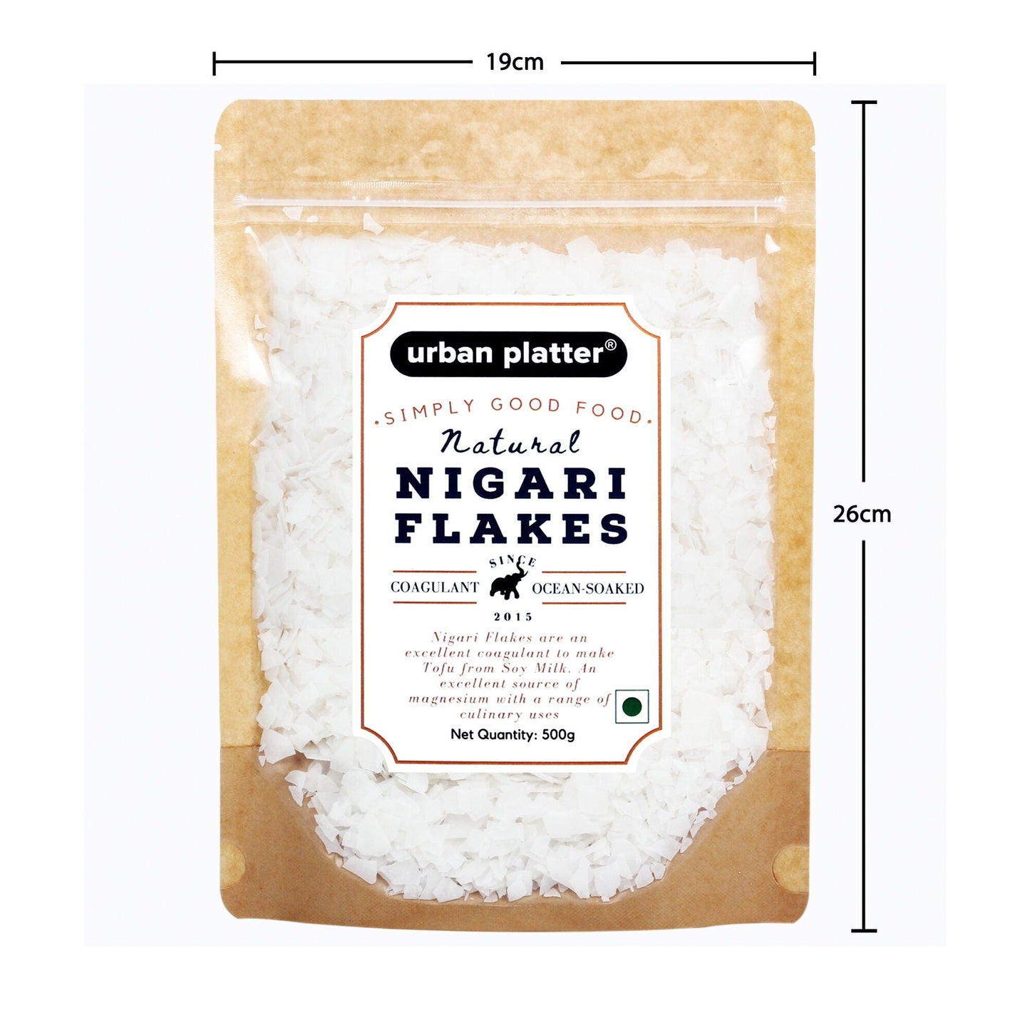 Urban Platter Natural Nigari Flakes - 500 gms