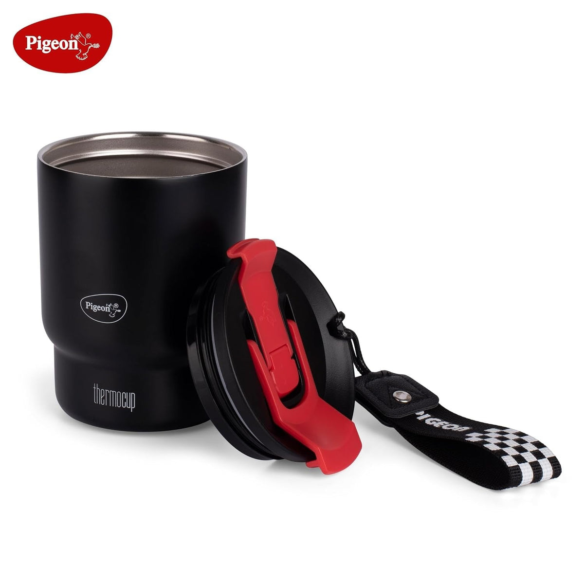 Pigeon Thermocup 350 ml: Stainless Steel Vacuum Insulated Coffee Cup/Tumbler