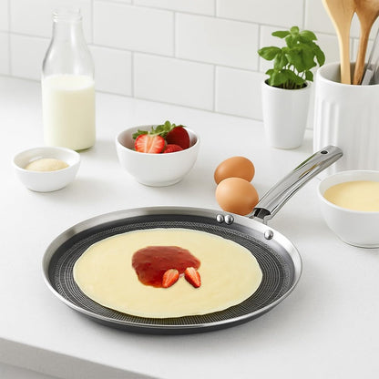 Kraft Futuretec Pro Triply Stainless Steel Dosa Tawa - 30 cm, 2.5 mm Thick