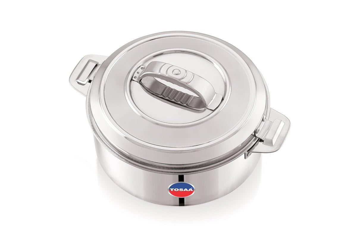 Tosaa Hot & Fresh Thermoware Casserole 1400ml Stainless Steel