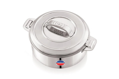Tosaa Hot & Fresh Thermoware Casserole 1400ml Stainless Steel