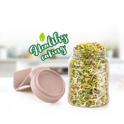 Nayasa Sprout Maker 790 ML- Set of 2 ( Beige )