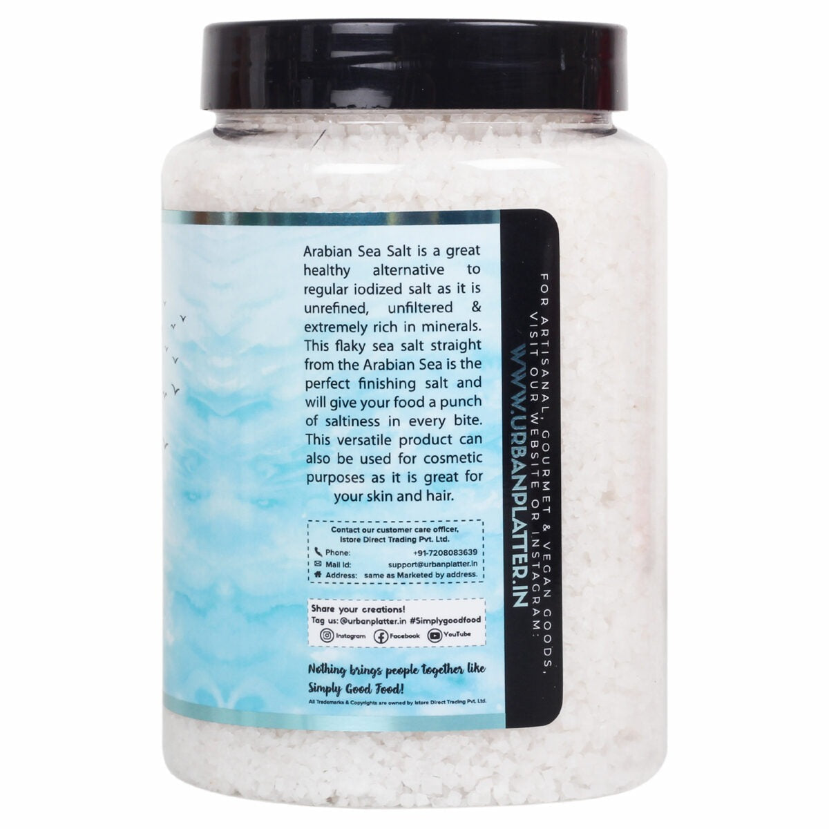 Urban Platter Summer Harvest Desert Salt Grinder - 200 gms