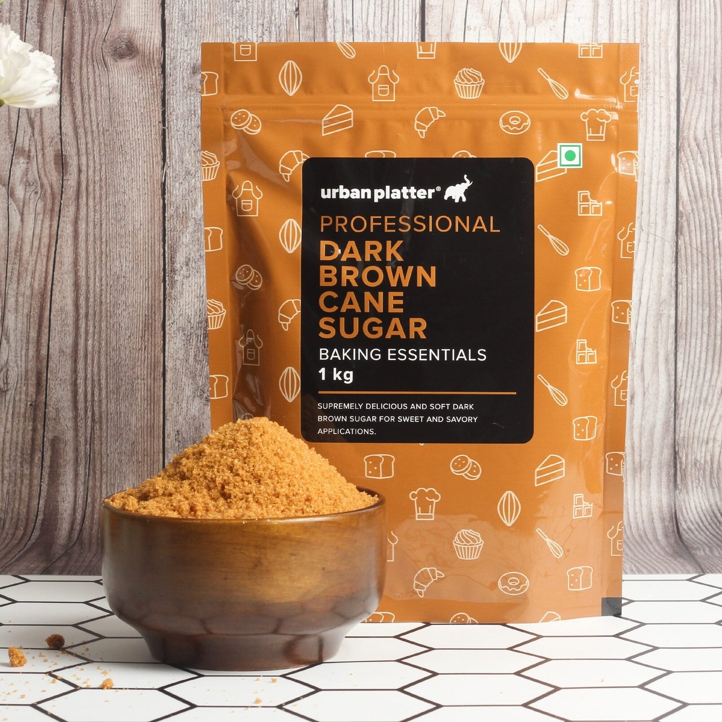 Urban Platter Dark Soft Brown Cane Sugar - 1 kg