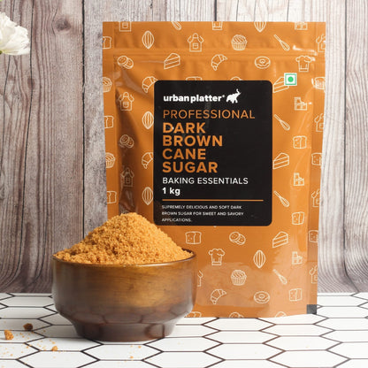 Urban Platter Dark Soft Brown Cane Sugar - 1 kg