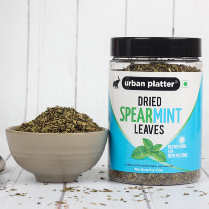 Urban Platter Dried Spearmint Leaves - 50 gms