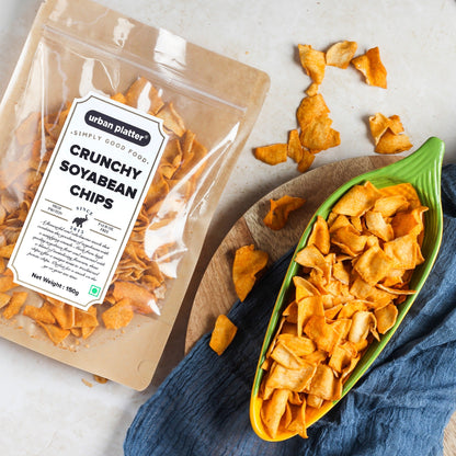 Urban Platter Crunchy Soyabean Chips - 150 gms