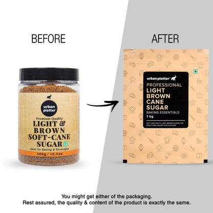Urban Platter Light Soft Brown Cane Sugar - 1 kg