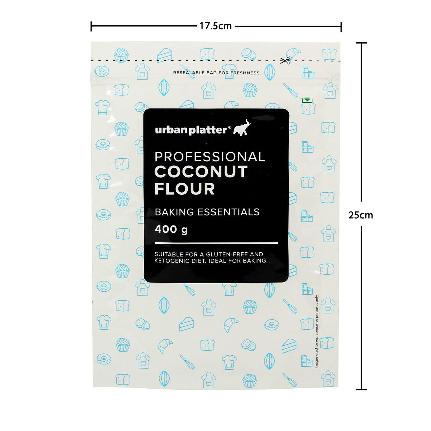 Urban Platter Coconut Flour - 400 gms