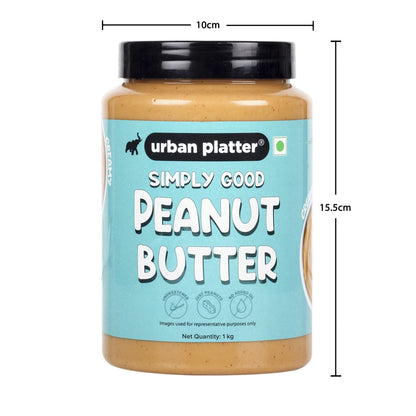 Urban Platter Natural Creamy Peanut Butter - 1 kg