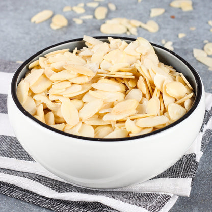 Urban Platter Sliced Blanched California Almonds - 200 gms