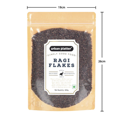 Urban Platter Finger Millet Flakes (Ragi Poha, Nachani) - 400 gms