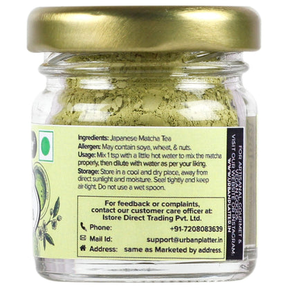 Urban Platter Japanese Matcha Green Tea - 10 gms