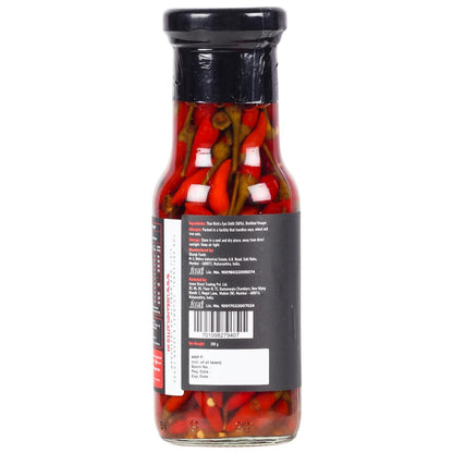 Urban Platter Extra Spicy Thai Bird’s Eye Chilli in Vinegar - 200 gms