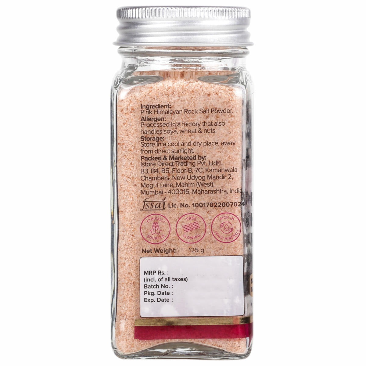 Urban Platter Pink Himalayan Rock Salt Powder - 125 gms