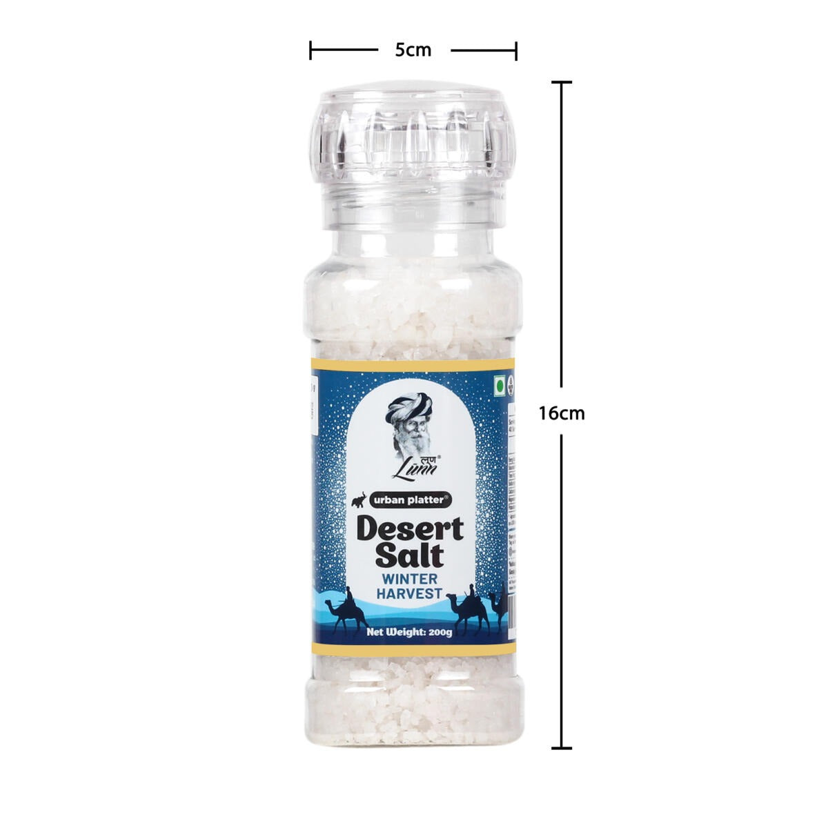 Urban Platter Winter Harvest Desert Salt Grinder - 200 gms