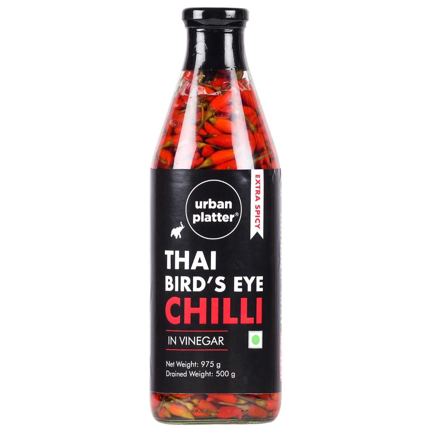 Urban Platter Extra Spicy Thai Bird’s Eye Chilli in Vinegar - 975 gms