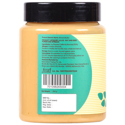 Urban Platter Blanched Almond Butter - 250 gms