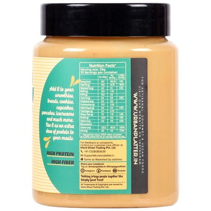 Urban Platter Blanched Almond Butter - 250 gms